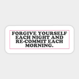 forgive yourself Sticker